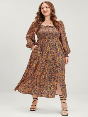 Ditsy Floral Pocket Shirred