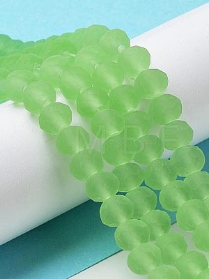 Transparent Glass Beads Strands